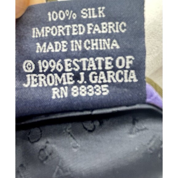 J. Garcia Oak Tree Collection Thirty-Two Mens Art Abstrat 100%‎ Silk Tie - Picture 4 of 7